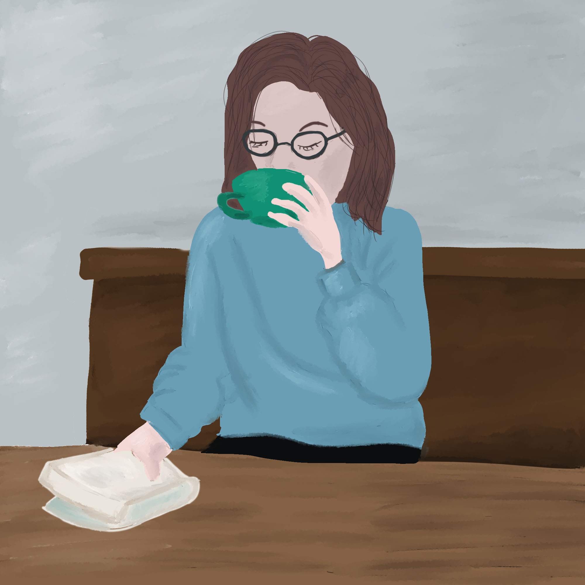 Rustig moment met koffie